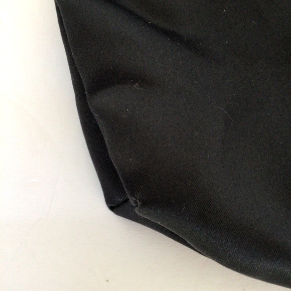BLACK SATIN DRAWSTRING EVENING BAG - Picture 8 of 12